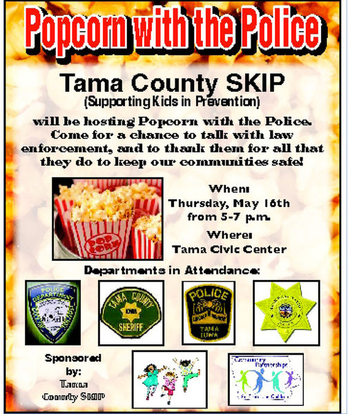 Enjoy popcorn with the police News, Sports, Jobs TamaToledo News